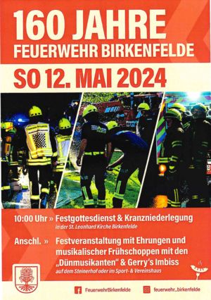 160 Jahre Feuerwehrverein Birkenfelde